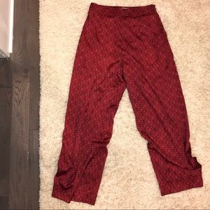 Silky Patterned Pants